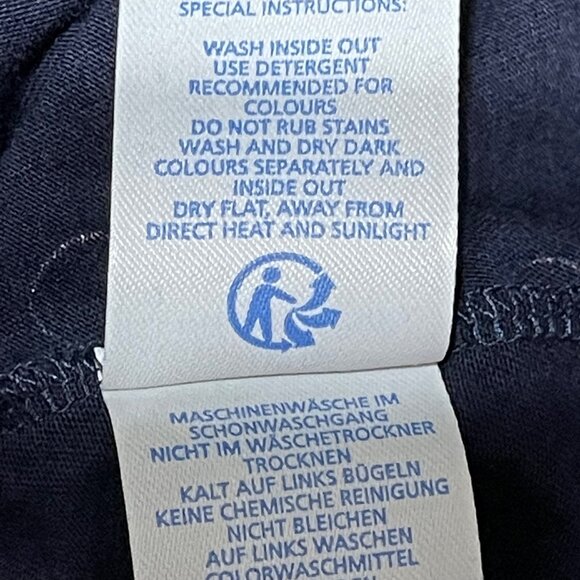 Boden Navy Polka Dot Long Sleeve Top UK18 US14 Tencel & Cotton Blend - Picture 6 of 9